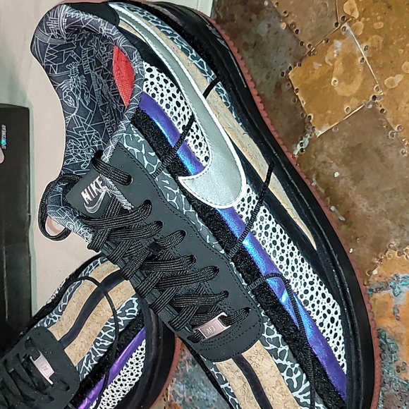 Nike Air Force One's. Nola Gumbo. Worn twice. OG BOX. Men's size 14 - Picture 14 of 16